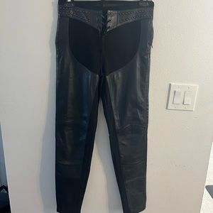 Women’s motorcycle riding Leather pants by First size 8